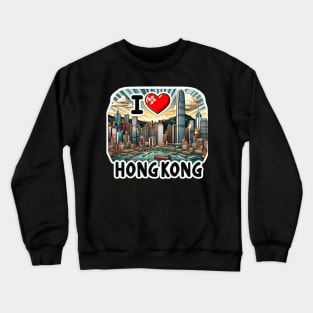 I Love Hong Kong Crewneck Sweatshirt